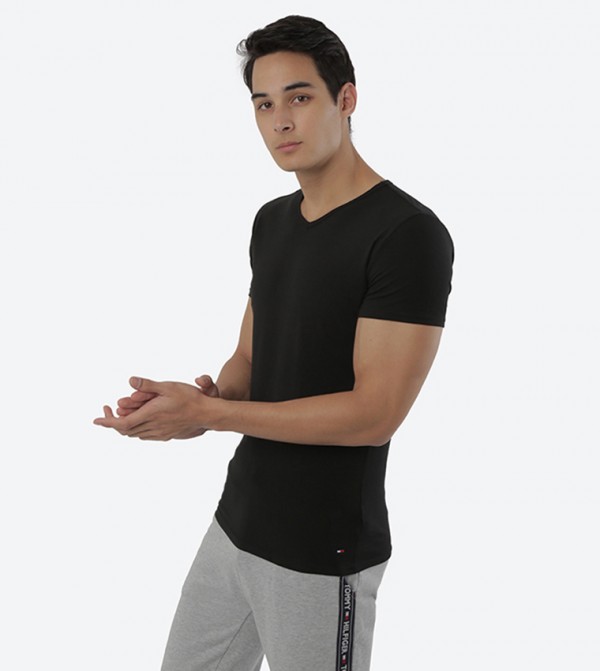 Tommy Hilfiger Warehouse KSA - Black Casual T-Shirts