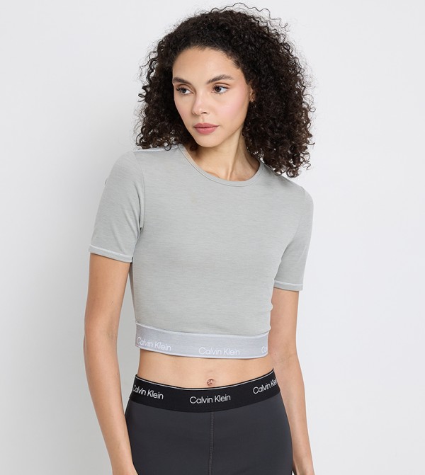 Calvin Klein Calvin Klein - Grey Short Sleeve T-Shirts