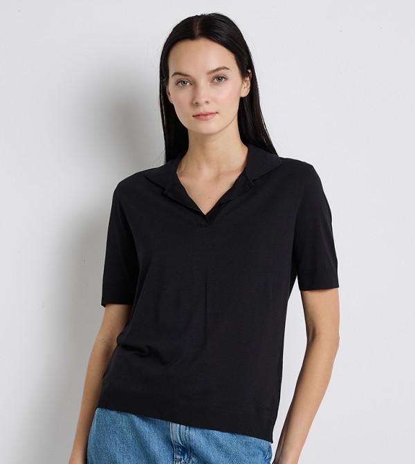 Calvin Klein  - Black Polo T-shirts