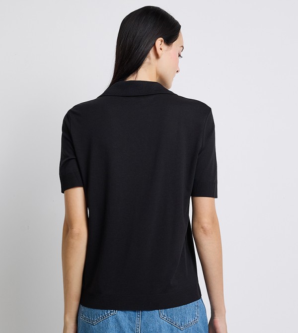 Calvin Klein  - Black Polo T-shirts