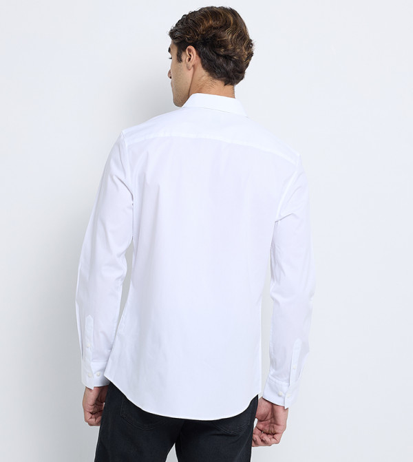 كالفين كلاين - أبيض Long Sleeves