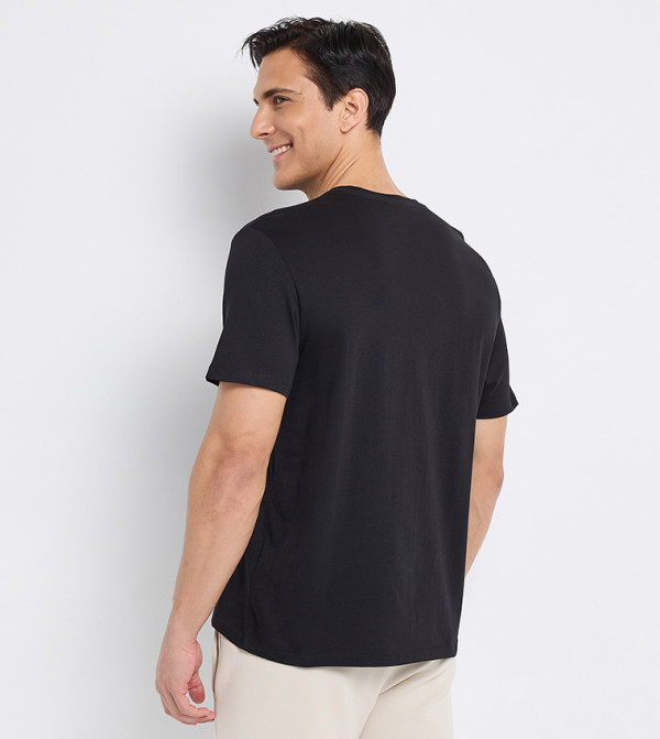Calvin Klein Jeans Clothing - Black Round Neck T-Shirts