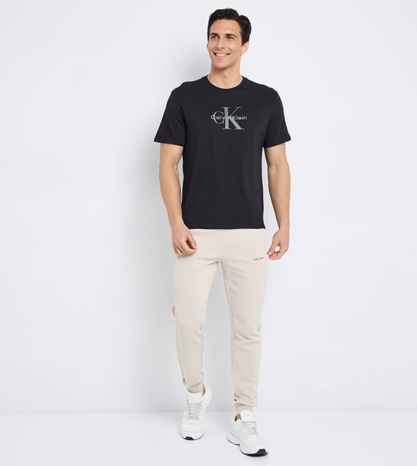 Calvin Klein Jeans Clothing - Black Round Neck T-Shirts