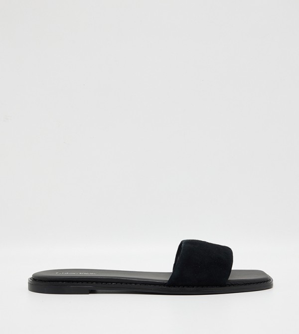 Calvin Klein Calvin Klein - Black Flat Sandals