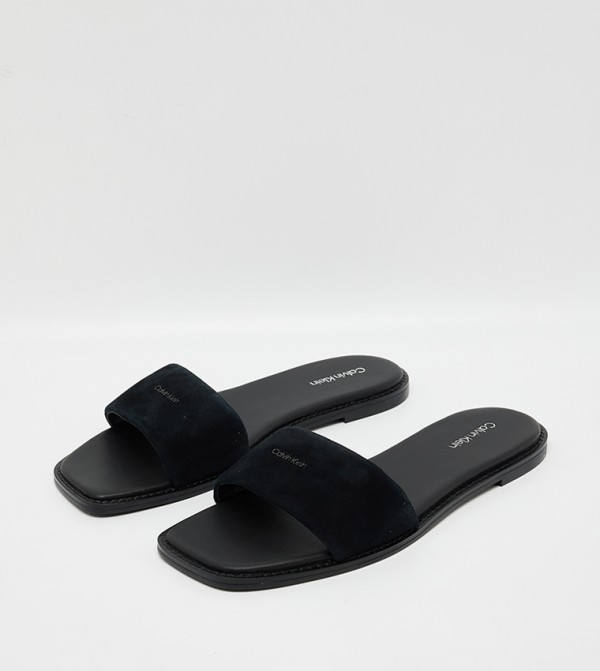 Calvin Klein Calvin Klein - Black Flat Sandals