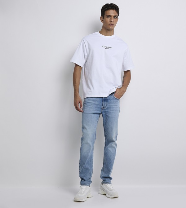 Calvin Klein Jeans Calvin Klein - White Round Neck T-Shirts