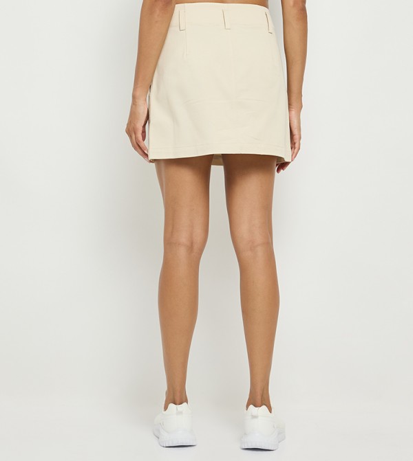 كالفن كلاين جينز  تنانير - بيج Mini Skirts