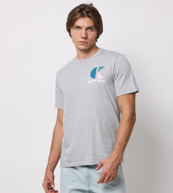 Calvin Klein Jeans Calvin Klein - Grey Casual T-Shirts