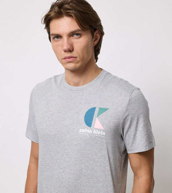 Calvin Klein Jeans Calvin Klein - Grey Casual T-Shirts