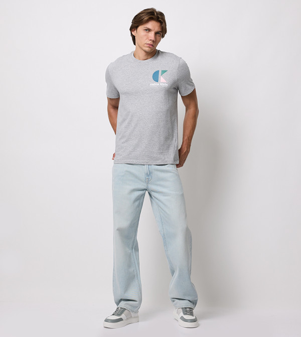 Calvin Klein Jeans Calvin Klein - Grey Casual T-Shirts