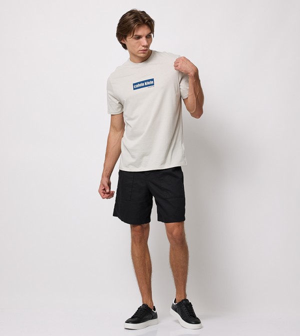 Calvin Klein Jeans Calvin Klein - Beige Casual T-Shirts