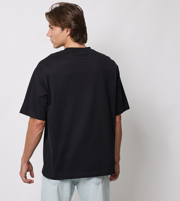 Calvin Klein Jeans Calvin Klein - Black Round Neck T-Shirts