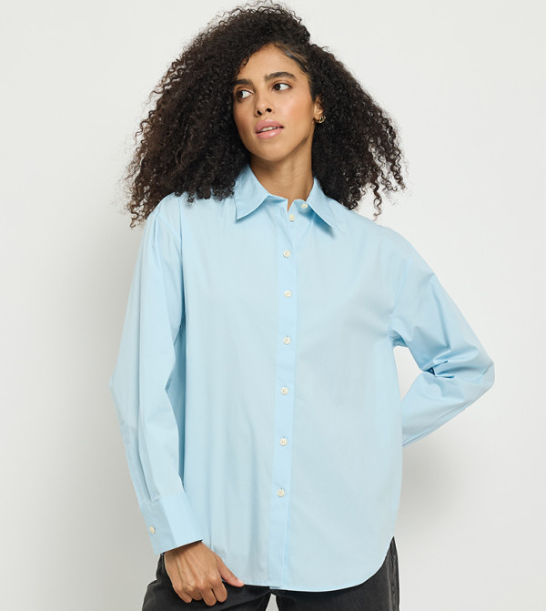 كالفين كلاين كالفين كلاين - أزرق قمصان