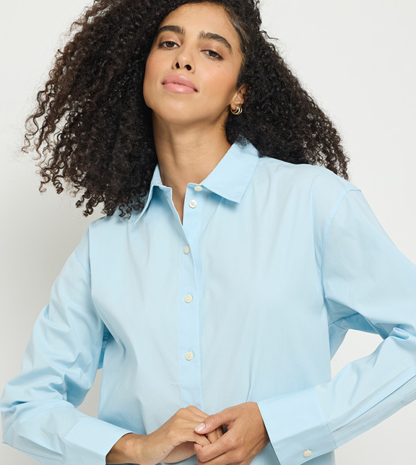 كالفين كلاين كالفين كلاين - أزرق قمصان