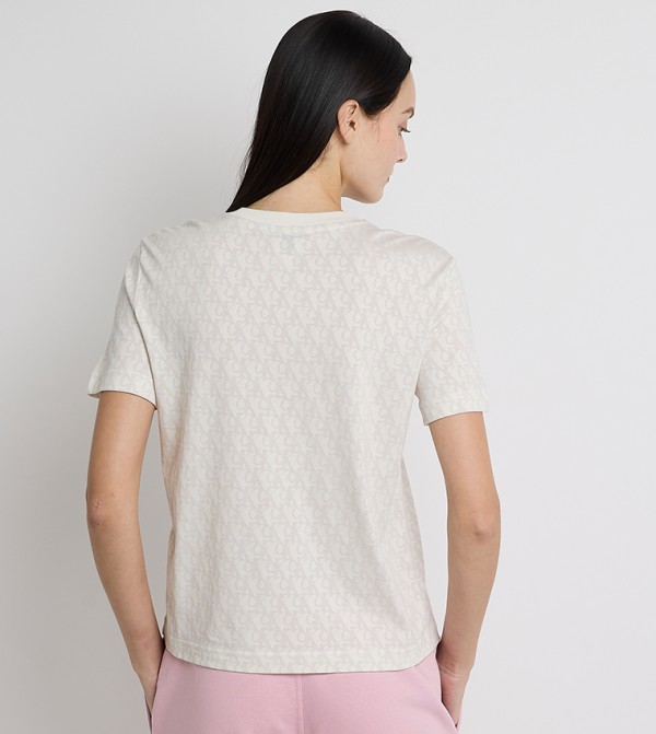 Calvin Klein - Cream Short Sleeve T-Shirts