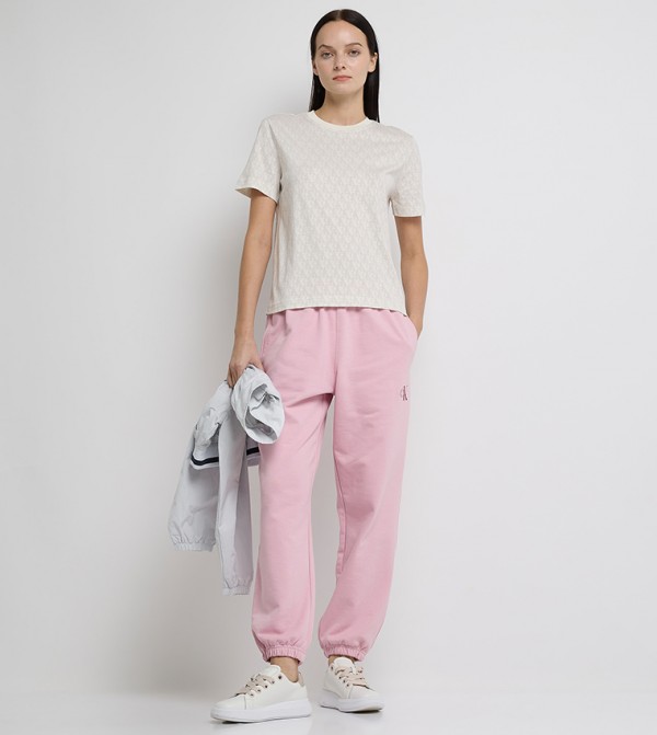 Calvin Klein - Cream Short Sleeve T-Shirts