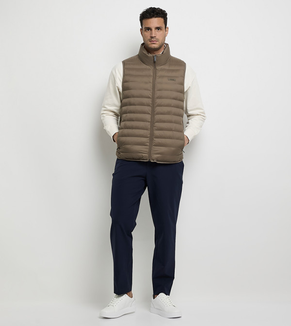 Calvin Klein Puffer Jackets - Brown Puffer Jackets