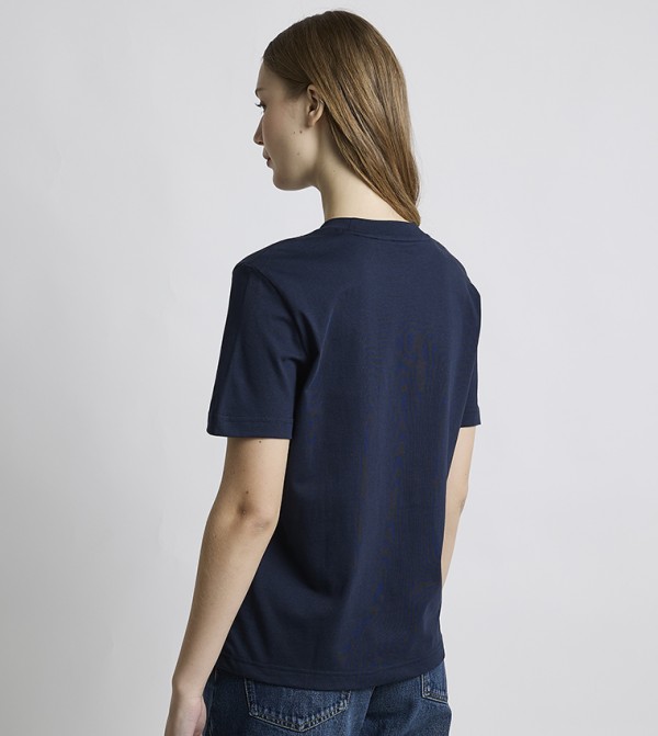 Calvin Klein  T-Shirts - Navy Short Sleeve T-Shirts