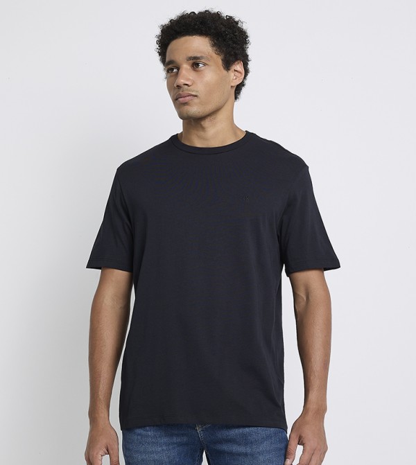 Calvin Klein Jeans Calvin Klein Jeans - Black Round Neck T-Shirts
