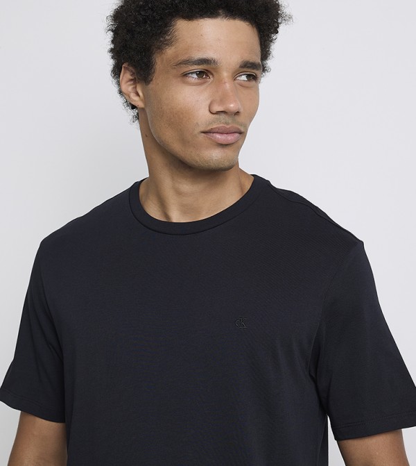 Calvin Klein Jeans Calvin Klein Jeans - Black Round Neck T-Shirts