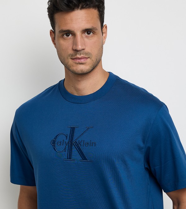 Calvin Klein Jeans  Short Sleeves - Blue Short Sleeves