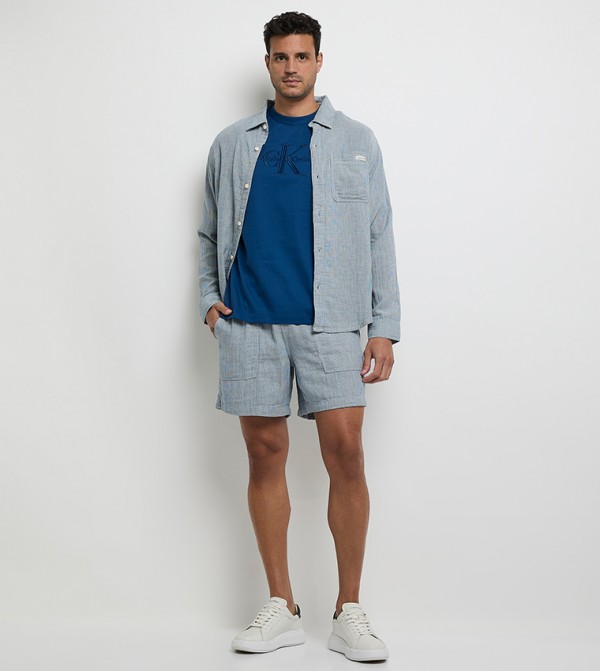 Calvin Klein Jeans  Short Sleeves - Blue Short Sleeves