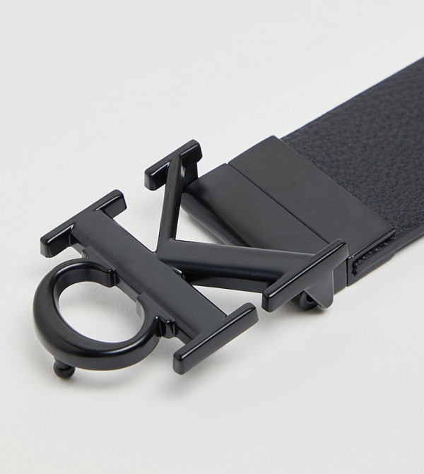 كالفين كلاين أحزمة - أسود Leather Belts