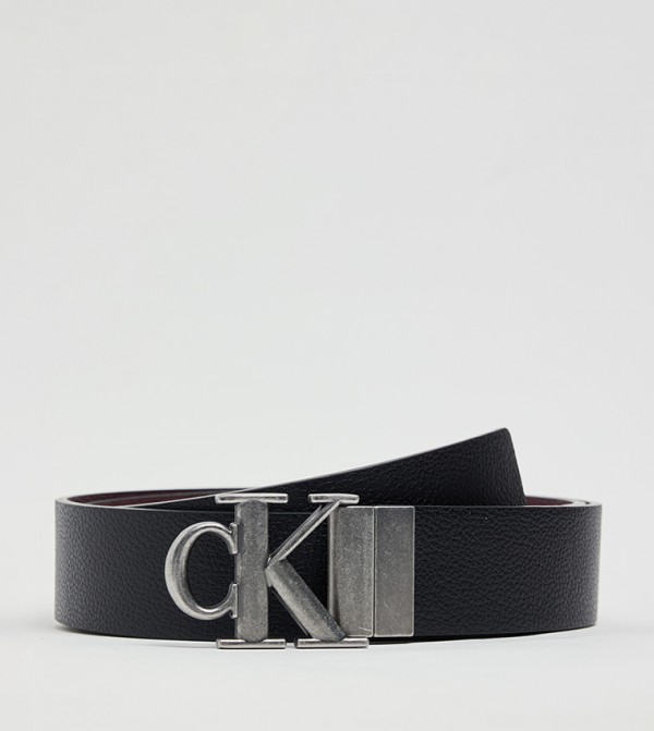 كالفين كلاين أحزمة - أسود Leather Belts