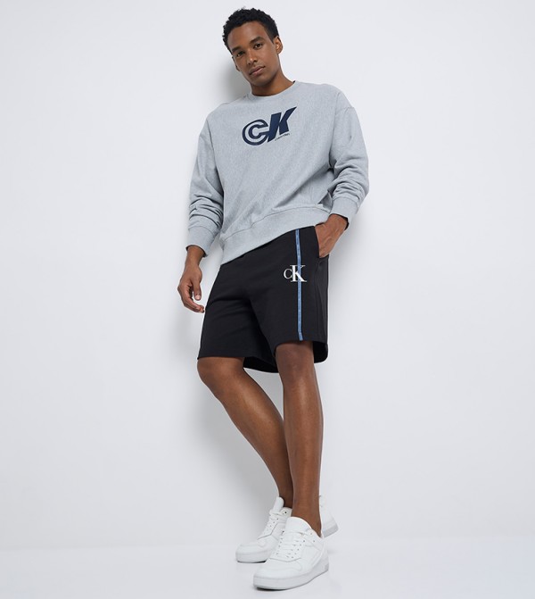 كالفين كلاين  ملابس - أسود شورت كاجوال