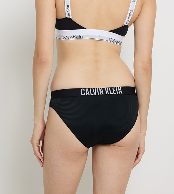 كالفين كلاين  ملابس سباحة - أسود Bikini Bottoms
