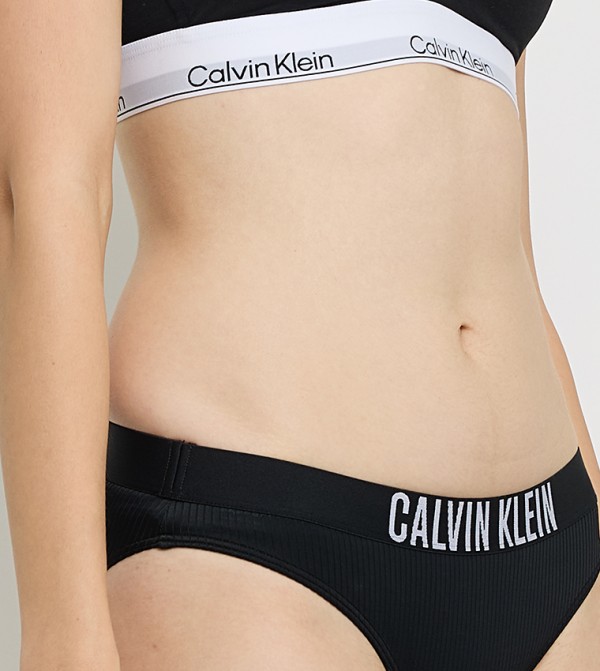 كالفين كلاين  ملابس سباحة - أسود Bikini Bottoms