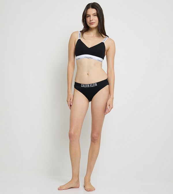 كالفين كلاين  ملابس سباحة - أسود Bikini Bottoms