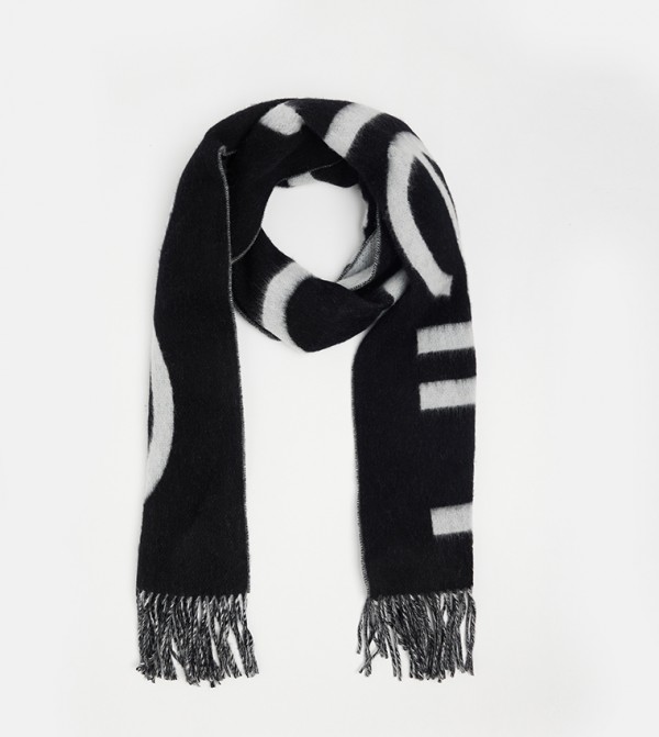 كالفين كلاين  أوشحة - أسود Woollen Scarves