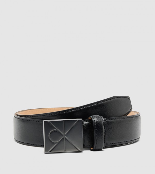 كالفين كلاين أحزمة - أسود Leather Belts