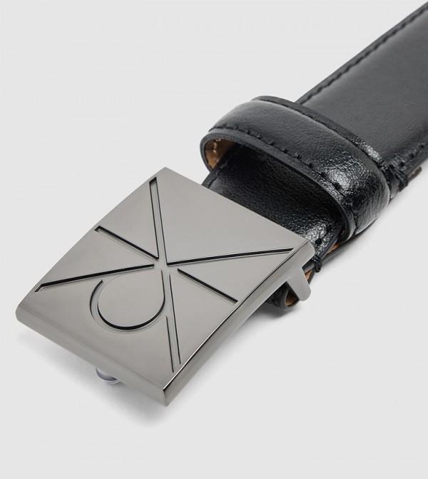 كالفين كلاين أحزمة - أسود Leather Belts