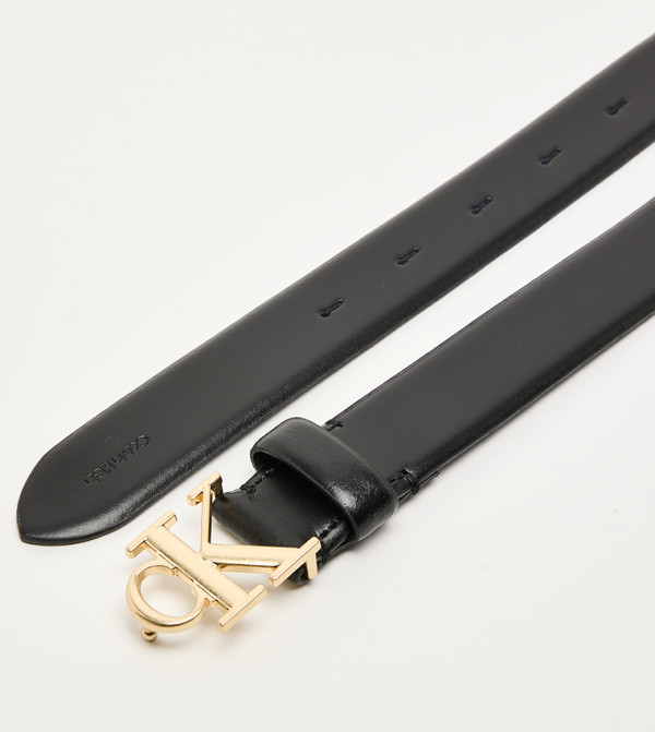كالفين كلاين  أحزمة - أسود Leather Belts