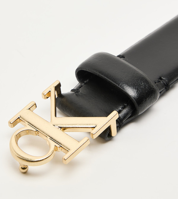 كالفين كلاين  أحزمة - أسود Leather Belts