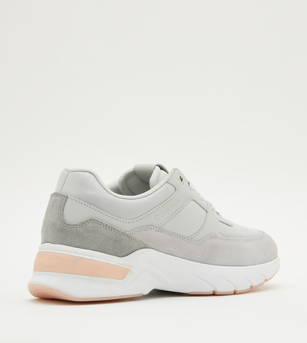 Calvin Klein  Flat Shoes - Grey Low Top