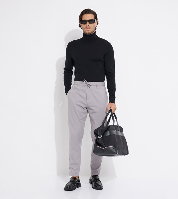 Calvin Klein  Turtle Neck Sweaters - Black Sweater