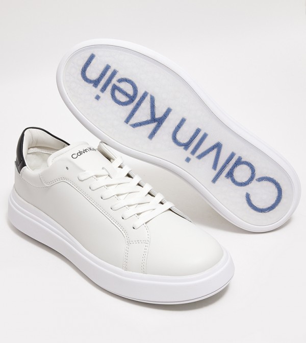 Calvin Klein  Shoes - White Low Top