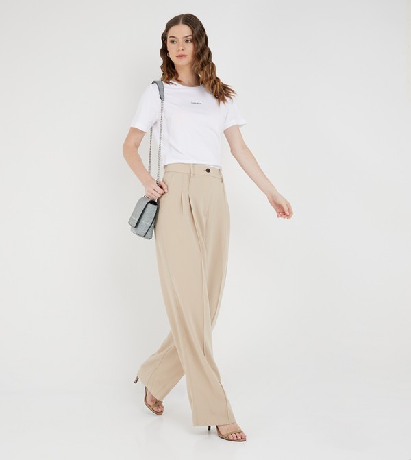 Calvin Klein Calvin Klein - Beige Regular Pants