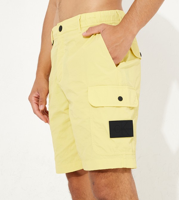 Calvin Klein Calvin Klein - Yellow Cargo Shorts