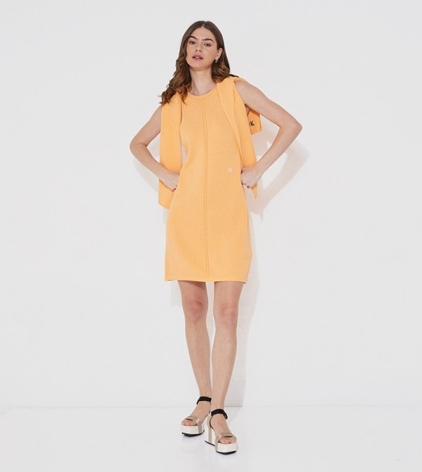 Calvin Klein Calvin Klein - Orange Casual Dresses