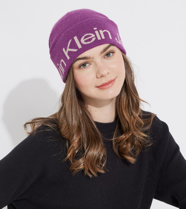 Calvin Klein  Caps & Hats - Purple Beanies