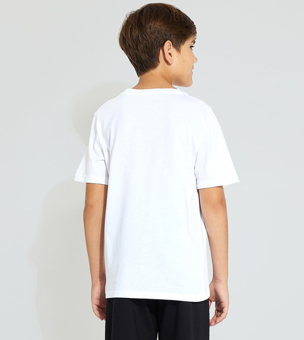 كالفين كلاين كالفين كلاين - أبيض تي شيرتات