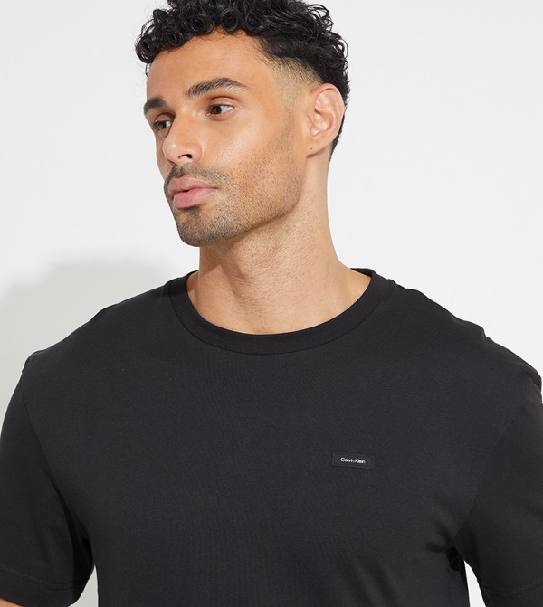 Calvin Klein Calvin Klein - Black Round Neck T-Shirts
