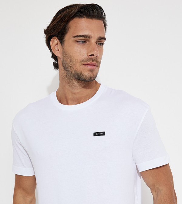 Calvin Klein Calvin Klein - White Round Neck T-Shirts