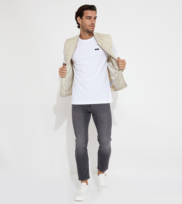 Calvin Klein Calvin Klein - White Round Neck T-Shirts