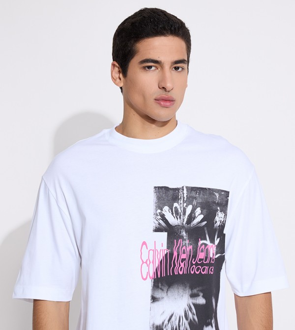 Calvin Klein Jeans Calvin Klein - White Casual T-Shirts
