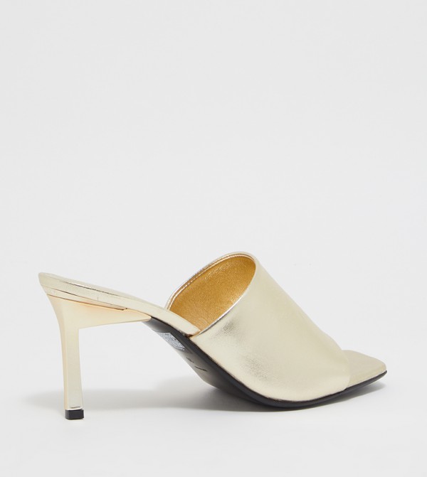 Calvin Klein  - Gold Heeled Sandals
